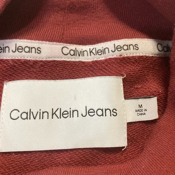 Calvin Klein Jeans Pink Boxy Embellished Sweatshirt - Picture 2 of 6